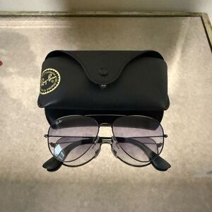 Ray-Ban light purple Aviator Sunglasses with Case